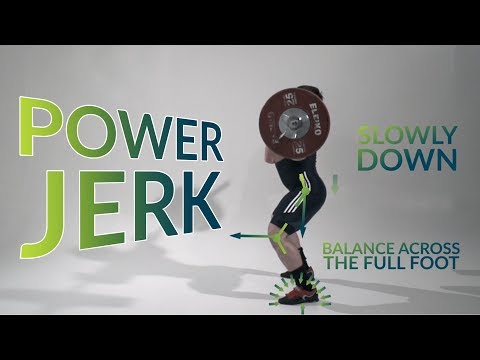 Power JERK / weightlifting &amp; crossfit