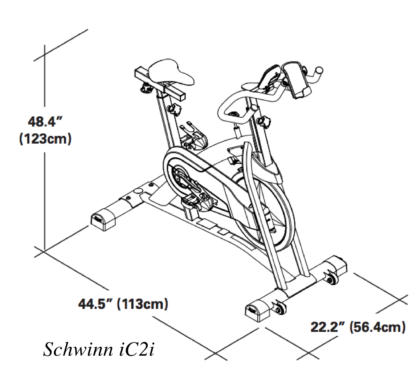 Bicicleta Estatica de Spinning Schwinn IC2 Plegable